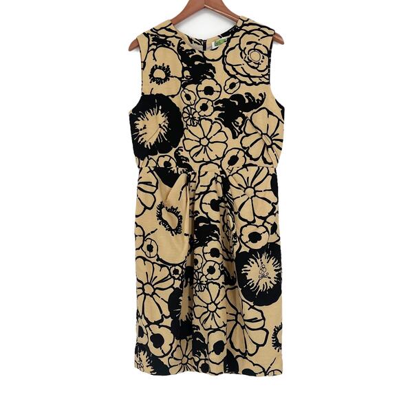 3.1 Phillip Lim Linen Blend Floral Sleeveless Sheath Dress size 10 - Picture 9 of 13